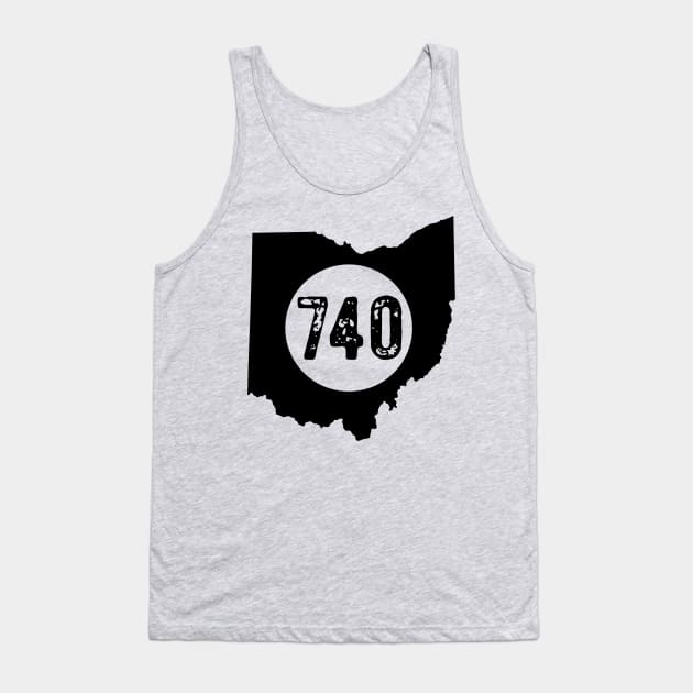 740 area code Ohio Columbus Tank Top by OHYes